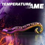 Fantasy Colorful Tentacle Glass Dildo - 7.48" Slim Beginner Octopus Dildo For C G Spot, Cute Discreet Curved Anal Toys With Handle, Prostate Wand Glass Sex Toys For Women Men