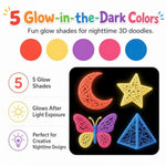 32 Color 3D Pen Refill Pack, 160 Low-Temp 2.5mm Filament Strands with Storage