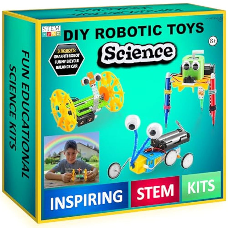 Science Robotics Kit Stem Toys For Boys, Diy Educational Arts And Crafts For Kids, Science Experiments Building Project, Best Birthday For Boys & Girls Age 8 9 10 11 12 Years Old