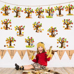 32 Pack Thanksgiving Tree of Thanks Craft Kits for Kids, DIY Hanging Ornaments