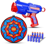 Shooting Games Toys For Nerf Gun Party, Shooting Targets With Toy Guns 10 Foam Darts Kids Outdoor Indoor Toys For Birthday Easter Xmas Gifts For 4 5 6 7 8 9 10+ Year Old Boys Kids