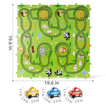 Toddler Toys Gifts For 2 3 4 5 Year Old Boys, 73 Jigsaw Puzzle Race Track Car Set Toys For Kids Boys Toddlers 1-3 2-4 3-5 4-6, Puzzle Tracks Car Toy Gifts For 2 3 4 5 Year Old Boy Kids