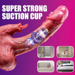 8.7-Inch Realistic Thrusting & Heating Licking Vibrator - 9 Vibration Modes, 3 Thrusting Settings & Remote Control - Premium Adult Sex Toy For Women, G-Spot & Clitoral Stimulation