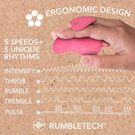 Gaia Eco Love 3Waterproof Multifunction Powerful Vibrator In Coral Sustainably Made Of Biotouch & Biofeel Worlds First Plant Based Vibe For Vagina Anal Play Adult Sex Toy