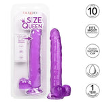 Size Queen 10 Inch Dildo With 6 Inch Shaft Circumference And Sturdy Suction Cup - Purple Se-0262-15-2
