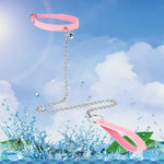 Sm Bondage Sex Restraints Couples Sex Toys,Role Play Sex Toys Bed Sm Games Accessories Neck To Wrist Restraints With Chain Sex Collar Adjustable Bondage Gear Accessories Sm Sexy Slave Beginner