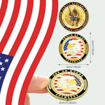 10 Pcs Military Challenge Coins Veterans Appreciation Gift,Retro Style