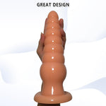 Super Big Anal Plugs Anal Beads Giant Butt Plug Trainer Sex Toys With Strong Suction Cup Soft Flexible Anal Butt Plug Anal Stretcher For Men Women Couples Huge Anal Sex Toys (Skin Color)
