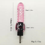 G-Spot Bumps Dildo With Electric Drill Connector For Auto Sex Spinning Big Vegetable Penis Cock Adult Sex Toy For Vaginal & Anal Play