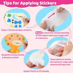 Kids' DIY Sewing Kit with 10 Pre-Cut Stuffed Animal Projects and Instructional Guide