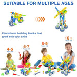 12 In 1 Stem Toys For 4 5 6 7 8+ Year Old Boy Gifts, 152 Pcs Educational Building Toys For Kids Ages 4-8 5-7 8-12, Building Blocks Stem Kits Activities Construction Toy For Boys Birthday Gifts