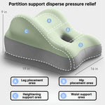 Couples Butt Cushion For Pregnant Women Furniture Pillow Support Pillowcase Suitable For Home Use, Ideal For Sitting And Lying, Foam Pillow Modern And Simple Style (Green)