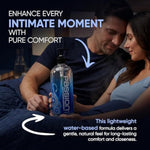 Natural Water-Based Personal Lubricant - 16 and 34 Fl Oz Pack