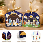 Christmas Nativity Craft Kit for Kids, Make a Scene Sticker Ornament