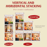 Diy Miniature Plastic House Building Set Toys Playset With Led Suitable For Mini Figures Construction Toys Diorama Kit Gifts For Teens Adults (Yum Yum Burgers)
