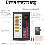 Electric Shock Bullet Anal Plug Chastity Lock Set Men'S Electric Shock Hollow Chastity Lock With Key Sex Toy