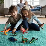 Dinosaur Painting Kit for Kids Ages 3-5 with 2 T-Rex Figures & Trivia