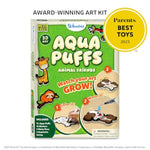 Aqua Puffs Animals Paint by Number Kit for Kids Art and Craft Gift