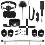 13 Pcs Sex Bondage Restraints Bdsm Toys Set Adult Couples Sex Toys Include Spreader Bar Bondage Rope Blindfold Feather Scratcher Ankle Cuffs And Fetish Handcuffs For Women And Couples