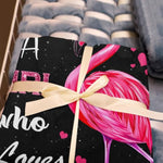 Flamingo Gifts, Flamingo Gifts For Girls Women, Just A Girl Who Loves Flamingos, Flamingos Blanket 40"X50", Flam Decor, Presents For Flam Lovers