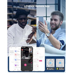 Diamo Vibrating Penis Ring, Cock Ring For Men, Prostate Massager, Long Distance Bluetooth Remote Reach With Music Sync, Partner & App Control, Male Sex Toys