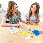 Clay Jewelry Dish Craft Kit for Kids Ages 8-14, 7 Colors & Instructions