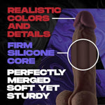 Model A Straight Flexiskin Double Layered Realistic Extremely Soft Dildo With Balls Sex Toys Liquid Silicone Dildo Penis Replica Dildo Sex Toy For Lesbian Gay And Couple