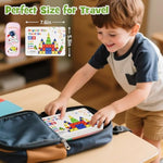 Mini Magnetic Airplane Building Travel Toy Kit for Kids 3-8 Years Old