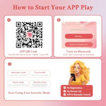 App Remote Control Clitoral G-spot Panty Vibrator for Women 4 in1 Dual Vibrating Wearable Couple Play Sexual Toys with 10 Vibrations Internal Adult Sex Toys for Female (Orange)