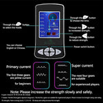 Electric Anal Plug And Penis Ring, Luxury Electric Anal Plug Set 32 Mm And 25 Mm,Electric Shock Butt Plug For Nerve Stimulation, With 2 Pcs Adjustable Electro Sex Cock Rings And Wires