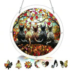 Cat Acrylic Puzzle Sun Catcher Decoration for Home or Office