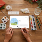 Watercolor Postcards for Painting and Mailing, 30pcs, 4x6 Inches, Acid-Free, Cotton Paper