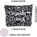 Adult Sex Toy Accessory Bag Vibrator Zipper Pouch Sex Toy Storage Bag Adult Naughty Sexy Gift (O'Clock)