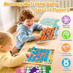 2 Pack Matching Memory Game For Kids Age 3 4 5 6 7 8 Years Old, Travel Toy For Toddlers Boys Girls, Road Trip Travel Essentials For Kids, Airplane/Car/Camping Activity, Ideal Christmas, Birthday Gifts