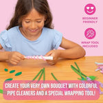 Thick Pipe Cleaner Art Kit for Kids - Beginner to Advanced Craft Supplies for Ages 5+