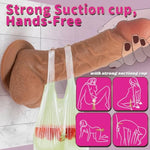 Realistic Big Dildo Sex Toy Soft Silicone Dildo Clear, Realistic Penis G-Spot Stimulation Dildos With Suction Cup For Women, Beginner Anal Adult Toys For Hands-Free Play (Realistic 7 Inch)
