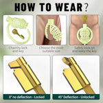 Chastity Cage Device, Lightweight Chastity Deivce Cock Cage With 8 Size Adjustable Ring 3D Plastic Male Penis Chasity Cage Bondage Sex Toys For Men, Green