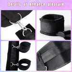 Sex Restraints Bdsm Sex Toys Wrist & Ankle Bondage Set With Adjustable Leg Restraint And Handcuffs For Adult Couples Sex Toy, Sex Straps For Women Couples Beginners Restraint Sm Position