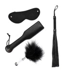 Bdsm Kits Bondage Set Couples Sex Toys, 4Pcs Sex Bondage Set With Eye Mask Sex Whip Spanking Paddle Feather Stick, Bdsm Toys Sex Paddle Sex Games Female Adult Sex Toys For Women Men