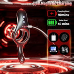 Sex Toys Vibrating Cock Ring For Men, Penis Ring Sleeve With Clitoral G Spot Anal Perineum Massager, Male Couples Penis Extender Vibrator Dildo With 10 Vibrations, Remote Control Adult Sex Toy & Games