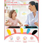 10 Inch LCD Writing Tablet for Kids Ages 3-8, Electronic Doodle Board, Pink
