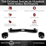 The Extreme Bdsm Enforcer Humbler With Ankle Restraints, Black