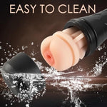 Male Masturbator,Realistic Anal Sex With 8.5In Depth Pocket Pussy, Lifelike Textured,Plump And Soft Fleshy Masturbating Stroker Toys, Adult Sex Toys For Men.