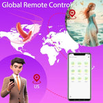 Adult Sex Toys Vibrator For Women - App Remote Control Mini Rose Toys Tongue Licking Clitoral G-Spot Vibrators Dildo With 9 Vibration Modes, Nipple Clit Stimulator Massager Pleasure Tools For Couples