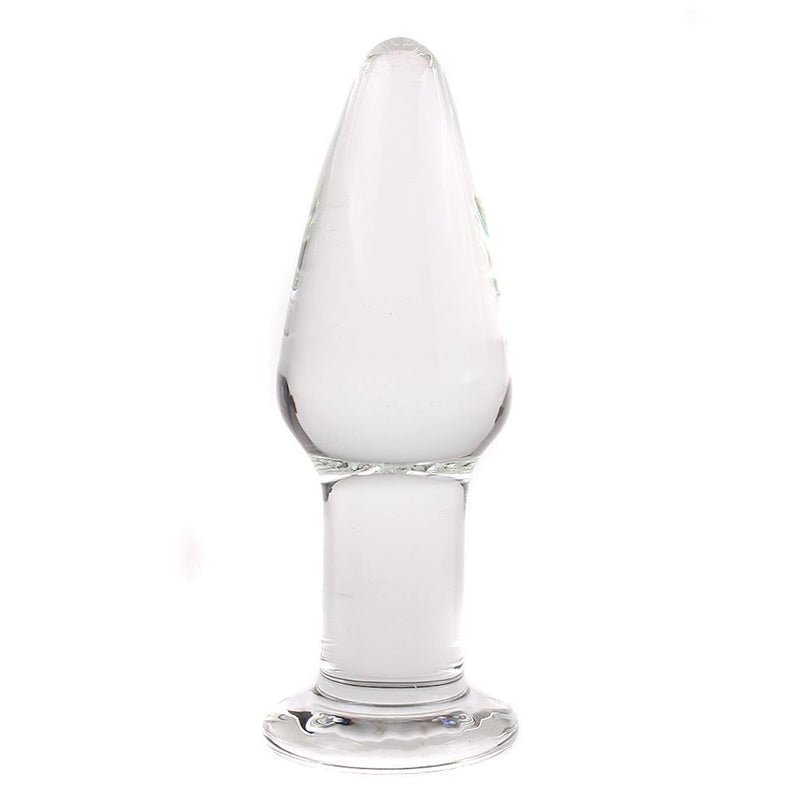The Gourd Doll Series Crystal Glass Anal Plug Butt Plug Adult Toys Sex Toys G-Spot Stimulator Glass Pleasure Wand Unisex Anal Plug For Couple (10.5 * 3.5Cm)
