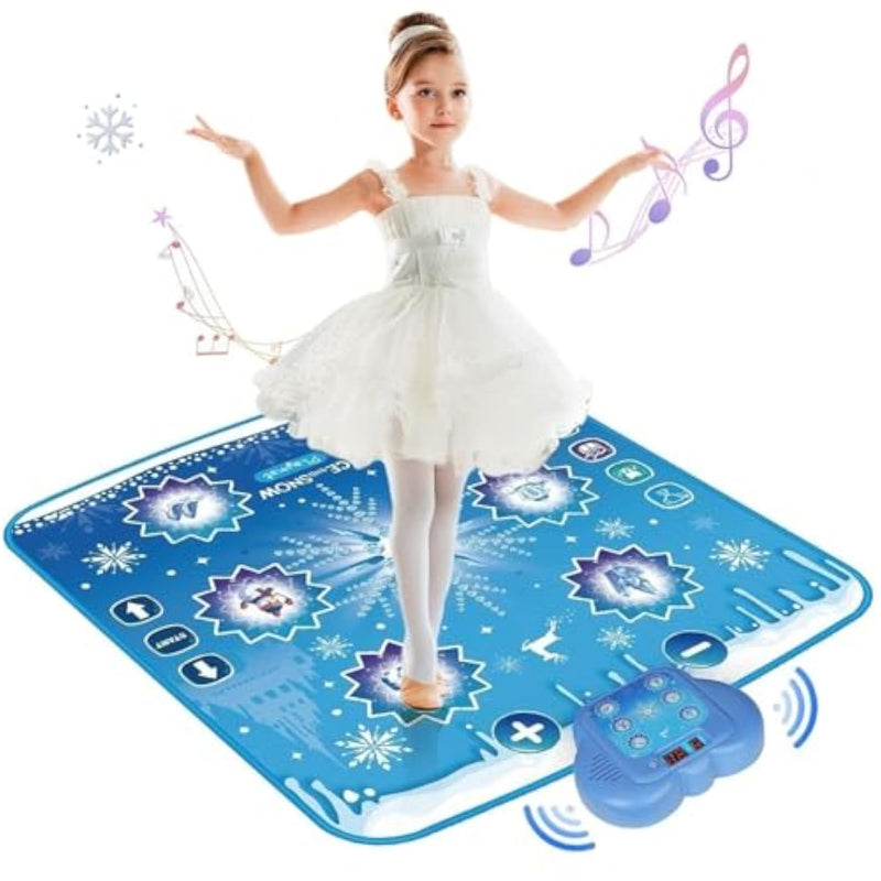 Frozen Toys Dance Mat For Girls – Bluetooth Light-Up Musical Floor Mat With 4 New Game Modes, Adjustable Volume, 2025 New Gift For Girls Ages 3-12 Birthday & Christmas