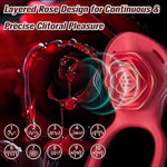 Couples Rose App Remote Control Wearable Vibrator, Couple Women Adult Sex Toys Games For Men, Hands Free Panty Clitoris Vibrator Vibrating Cock Ring, Bdsm Female Sex Toy Clitoral Stimulator