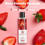 Water-Based Strawberry Flavored Lubricant Sex Lube For Men, Women, And Couples, Massage Gel Ph Balanced Massage Oil With Non-Sticky Formula Anal Lube - Privacy And Toy Safe Lube - 6.8 Fl Oz