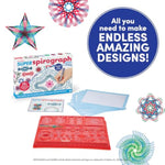 Classic Gear Design Art Kit with Spiro-Tracks, Storage Case & Design Sheet, Ages 8+