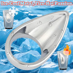 Penis Erection Ring for Male Training and Exercise - Stainless Steel Chastity Device